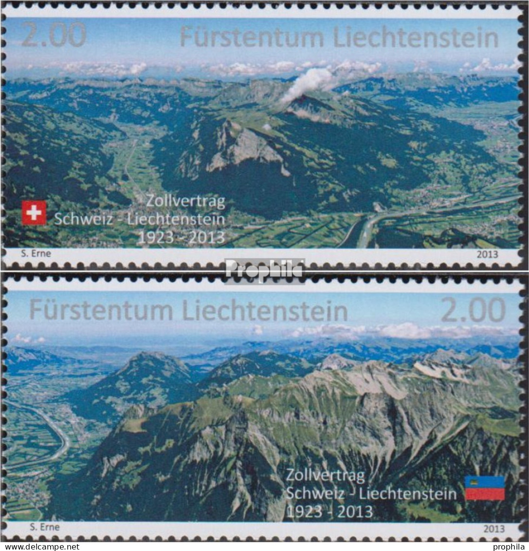 Liechtenstein 1667-1668 (kompl.Ausg.) Postfrisch 2013 Zoll - Ungebraucht