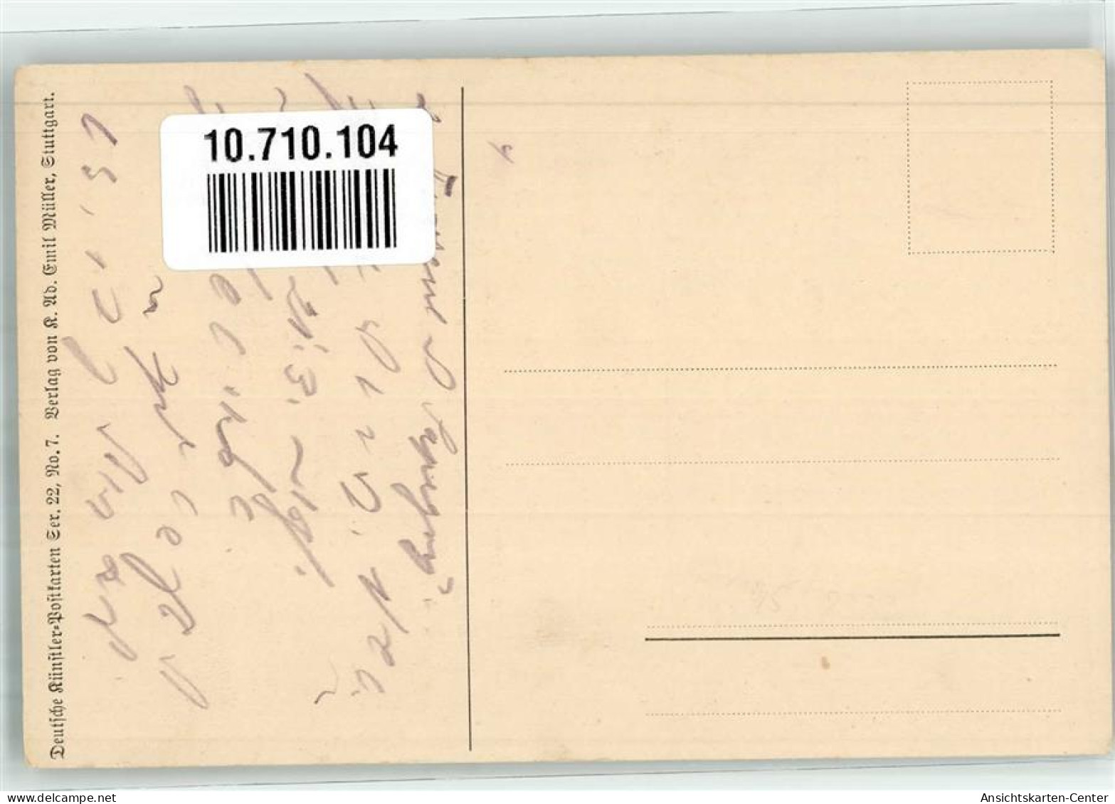 10710104 - Hans Huckebein Deutsche Kuenstler Postkarten Ser. 22 No. 7 Verlag Emil Mueller - Busch, Wilhelm