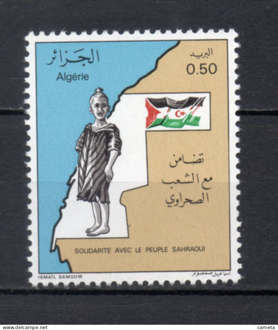 ALGERIE N° 641   NEUF SANS CHARNIERE COTE 0.80€   SAHRAOUI SOLIDARITE - Algeria (1962-...)
