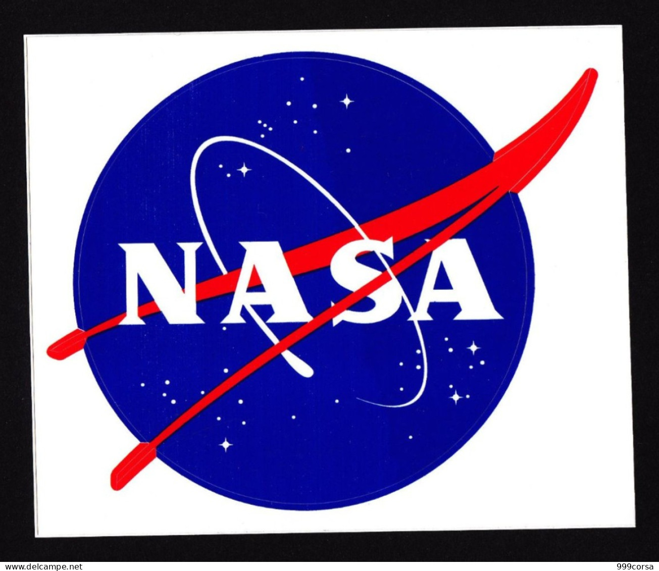 Adesivi, Sticker, Autocollant, U.S.A, NASA, National Aeronautics And Space Administration, Spazio, Misura Cm 12x10 - Autres & Non Classés