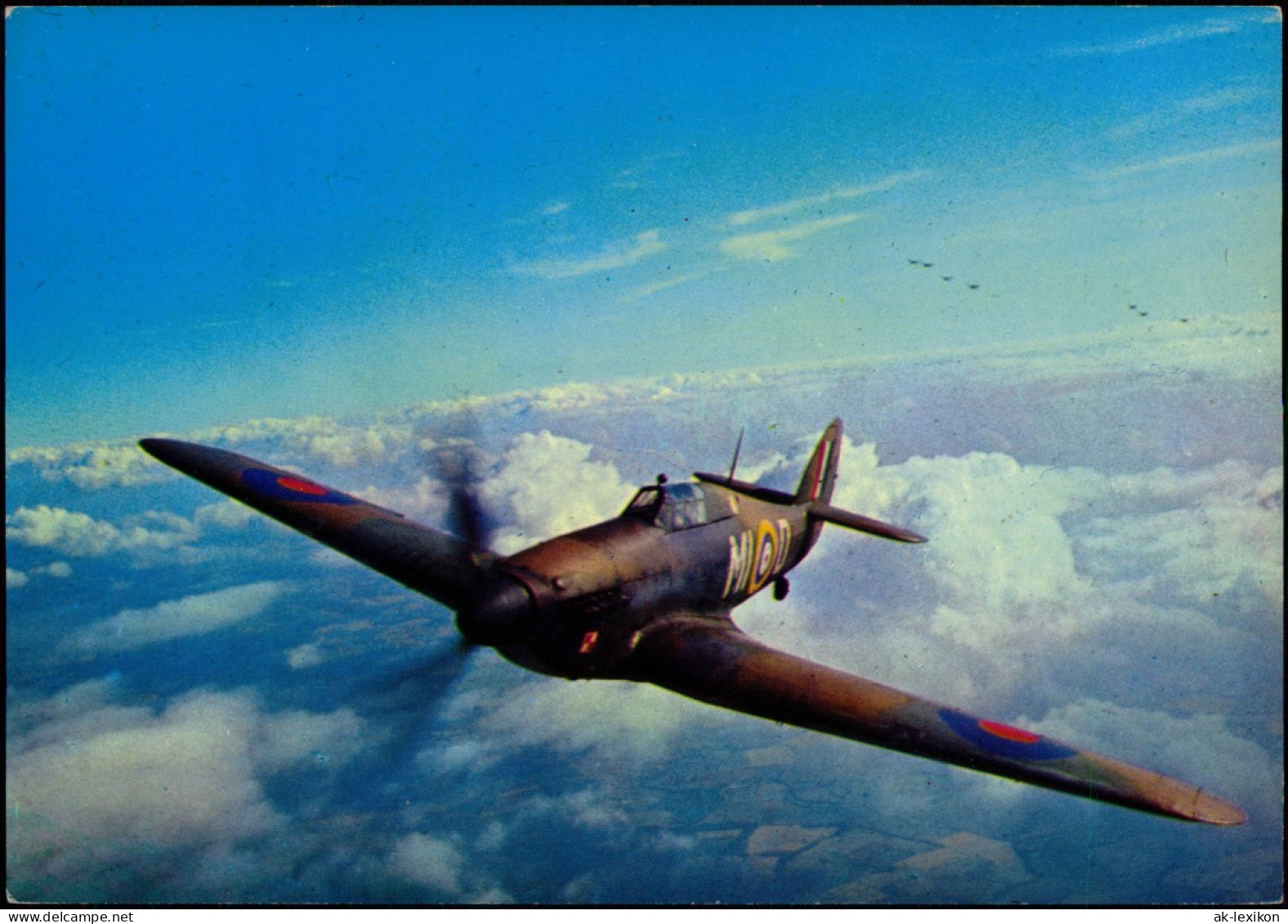 Flugwesen: Militär A Hurricane Of A Polish Squadron Spitfire Flugzeug 1969 - Material