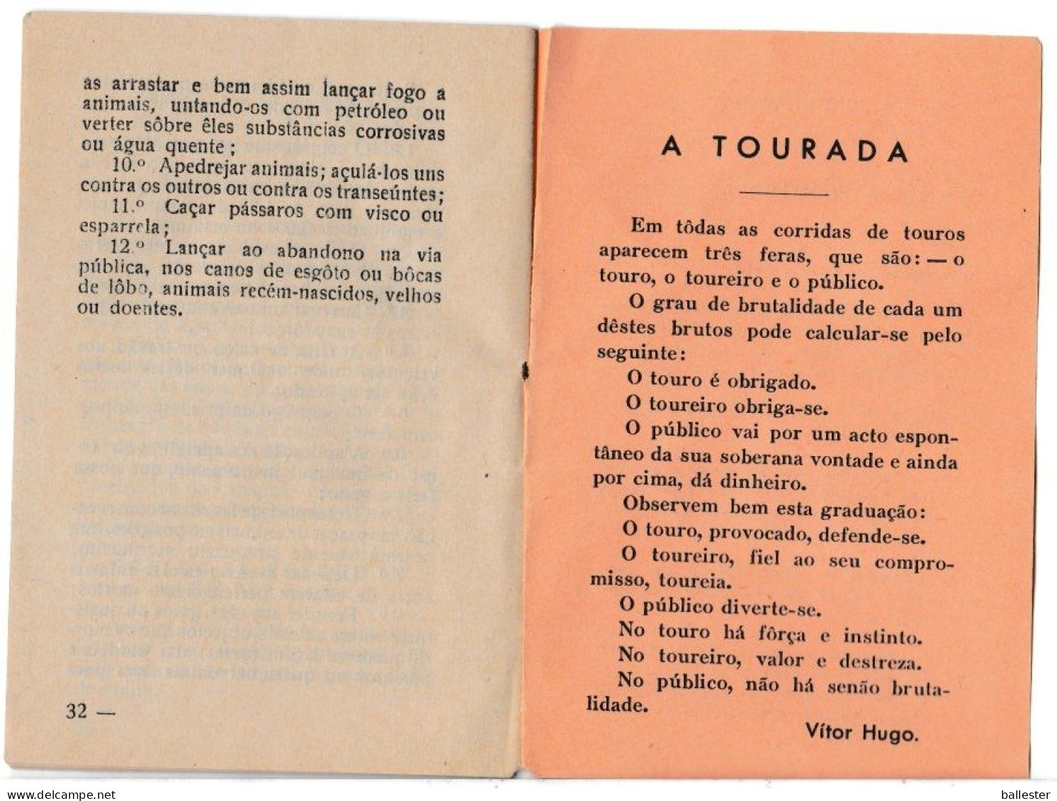 Portugal - Porto - Sociedade Protectora Dos Animais - 1942 - Alte Bücher