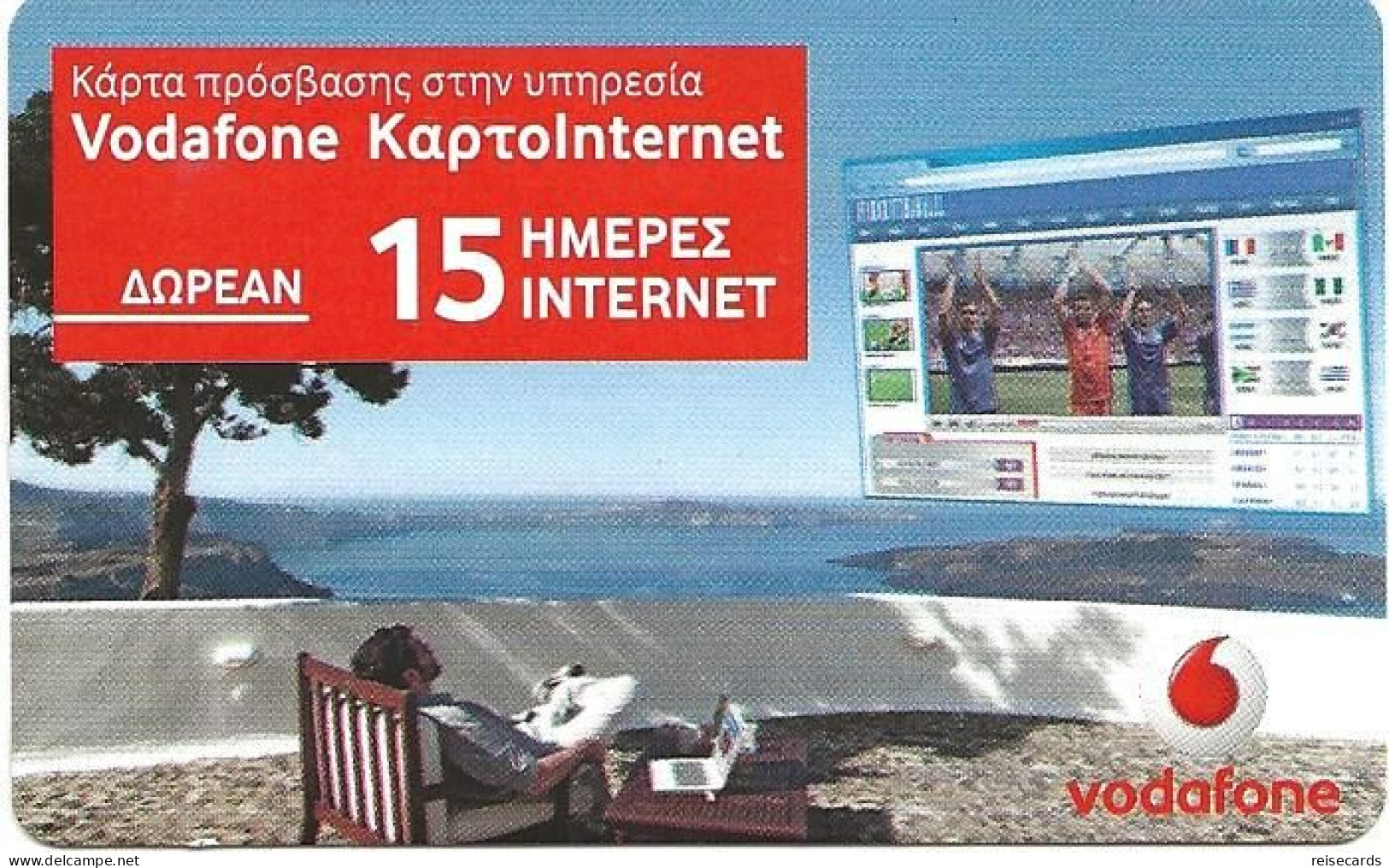 Greece: Prepaid Vodafone - Internet - Greece