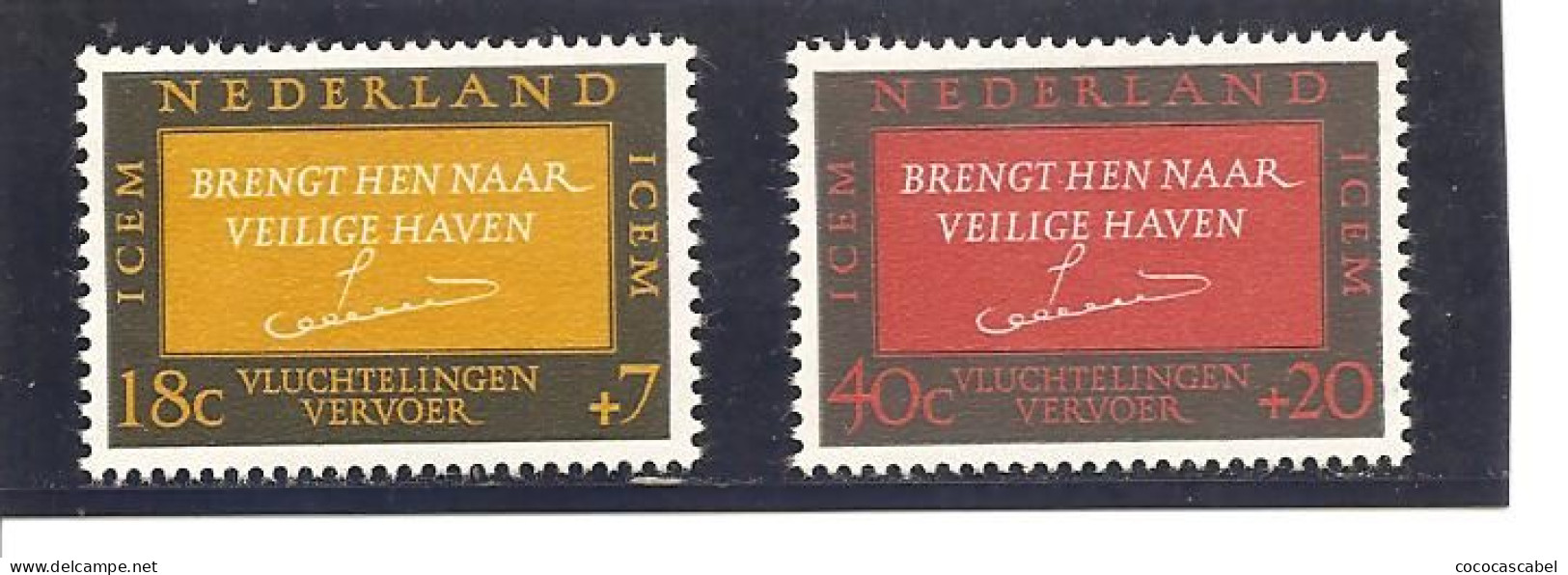 Holanda-Holland  Nº Yvert  830-31 (MNH/**) - Nuevos