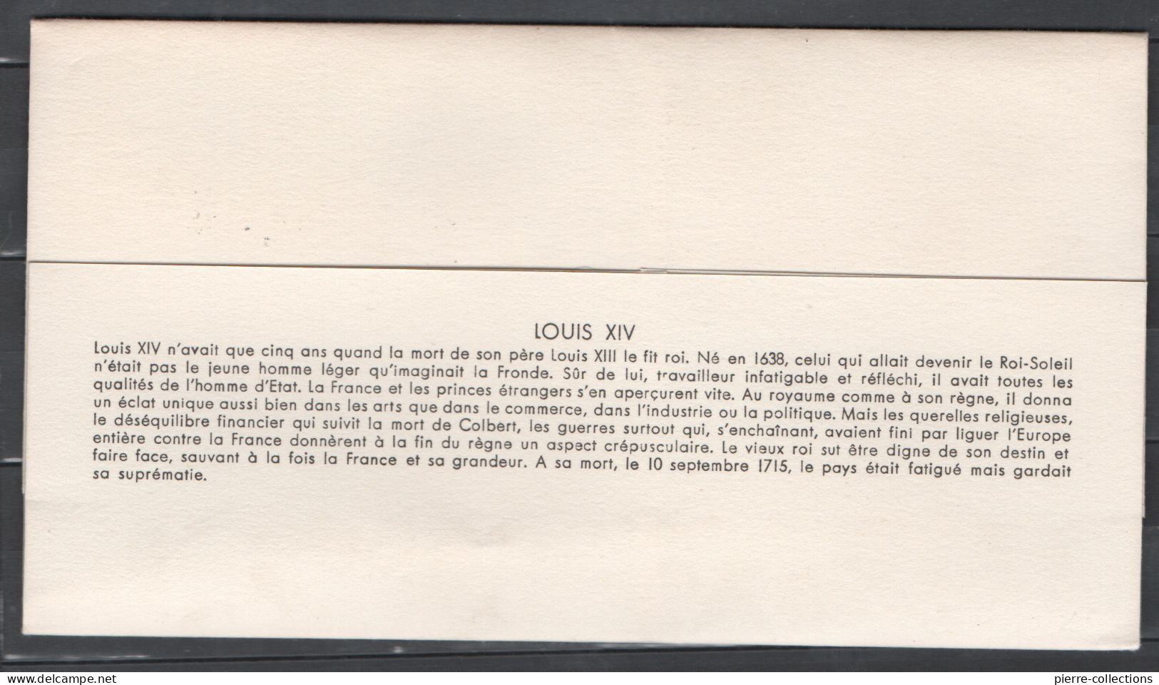 France N° 1656 Oblitéré Sur Enveloppe 1e Jour - Burin D'or H. Thiaude - Louis XIV Passage Du Rhin - Gravure Sur Cuivre - 1970-1979