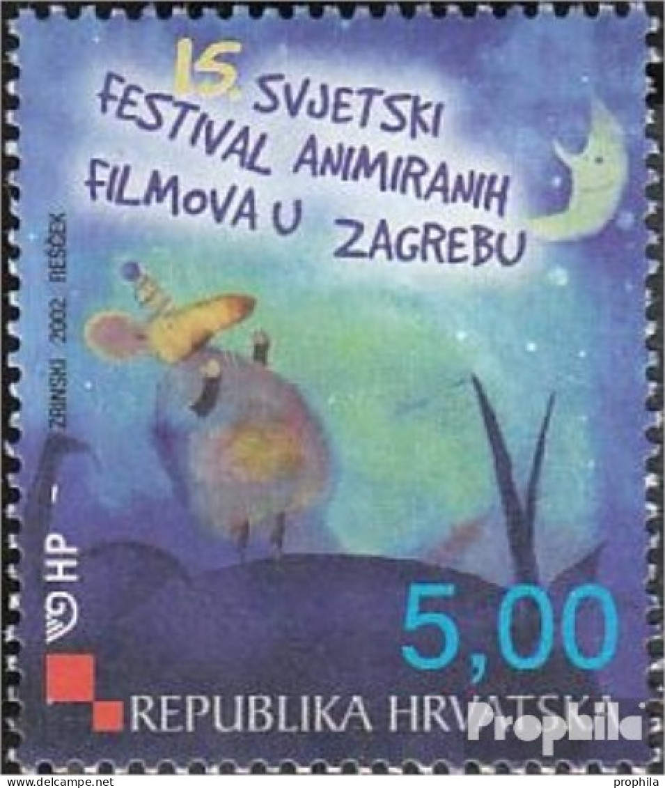 Kroatien 618 (kompl.Ausg.) Postfrisch 2002 Trickfilmfestival - Kroatien