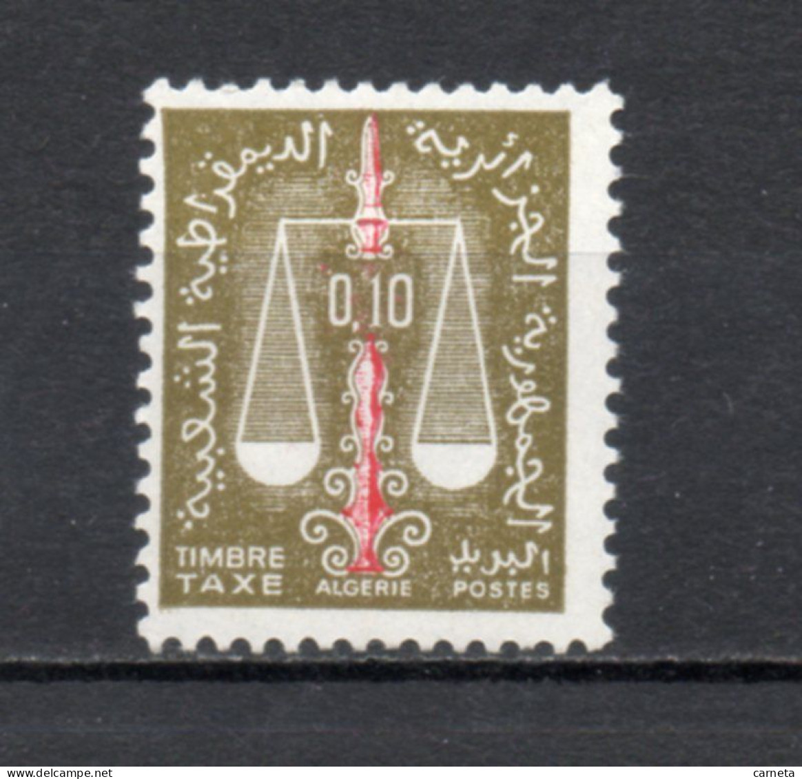 ALGERIE TAXE  N° 60   NEUF SANS CHARNIERE COTE 0.40€   BALANCE - Algeria (1962-...)