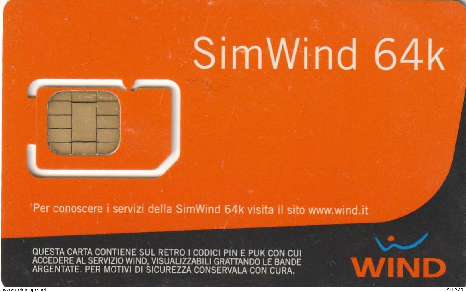 ITALIA SIM GSM WIND (E85.41.4 - Cartes GSM Prépayées & Recharges