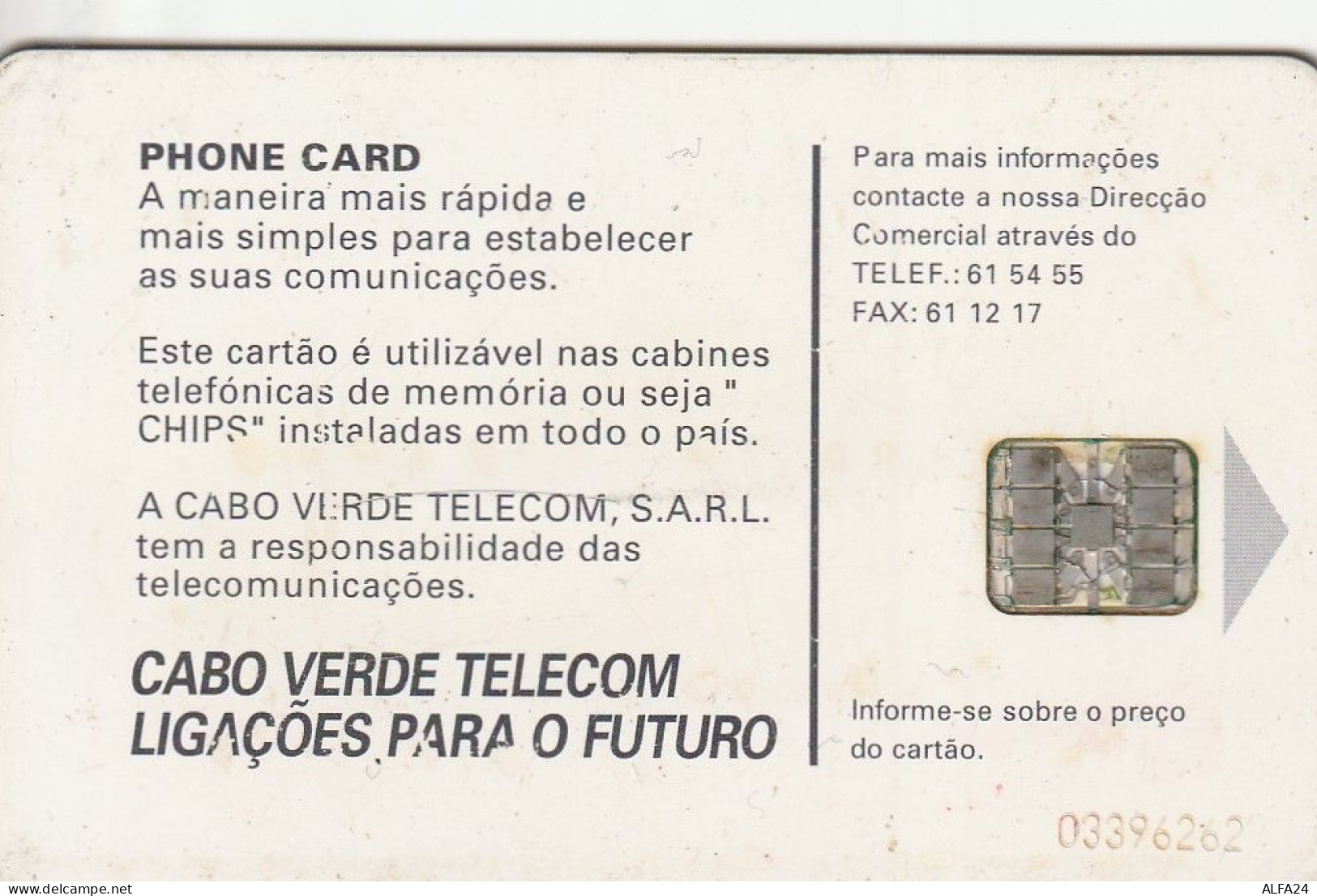 PHONE CARD CABO VERDE  (E83.15.5 - Cabo Verde