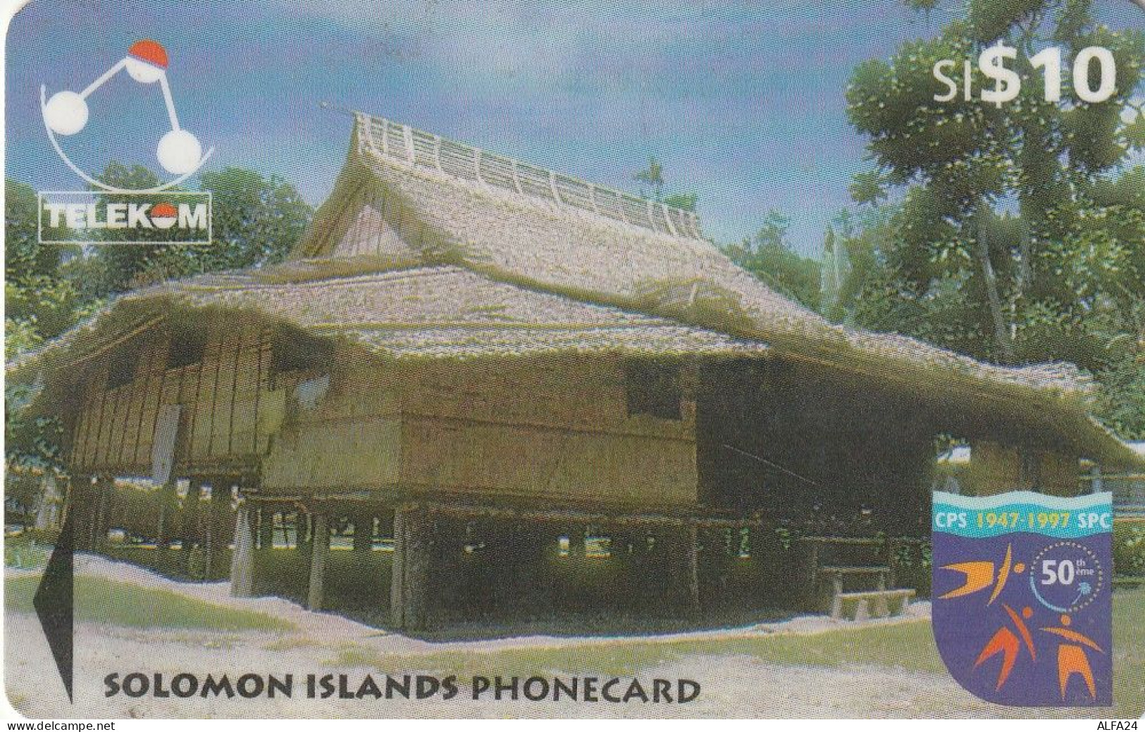 PHONE CARD SOLOMON  (E82.21.6 - Solomoneilanden