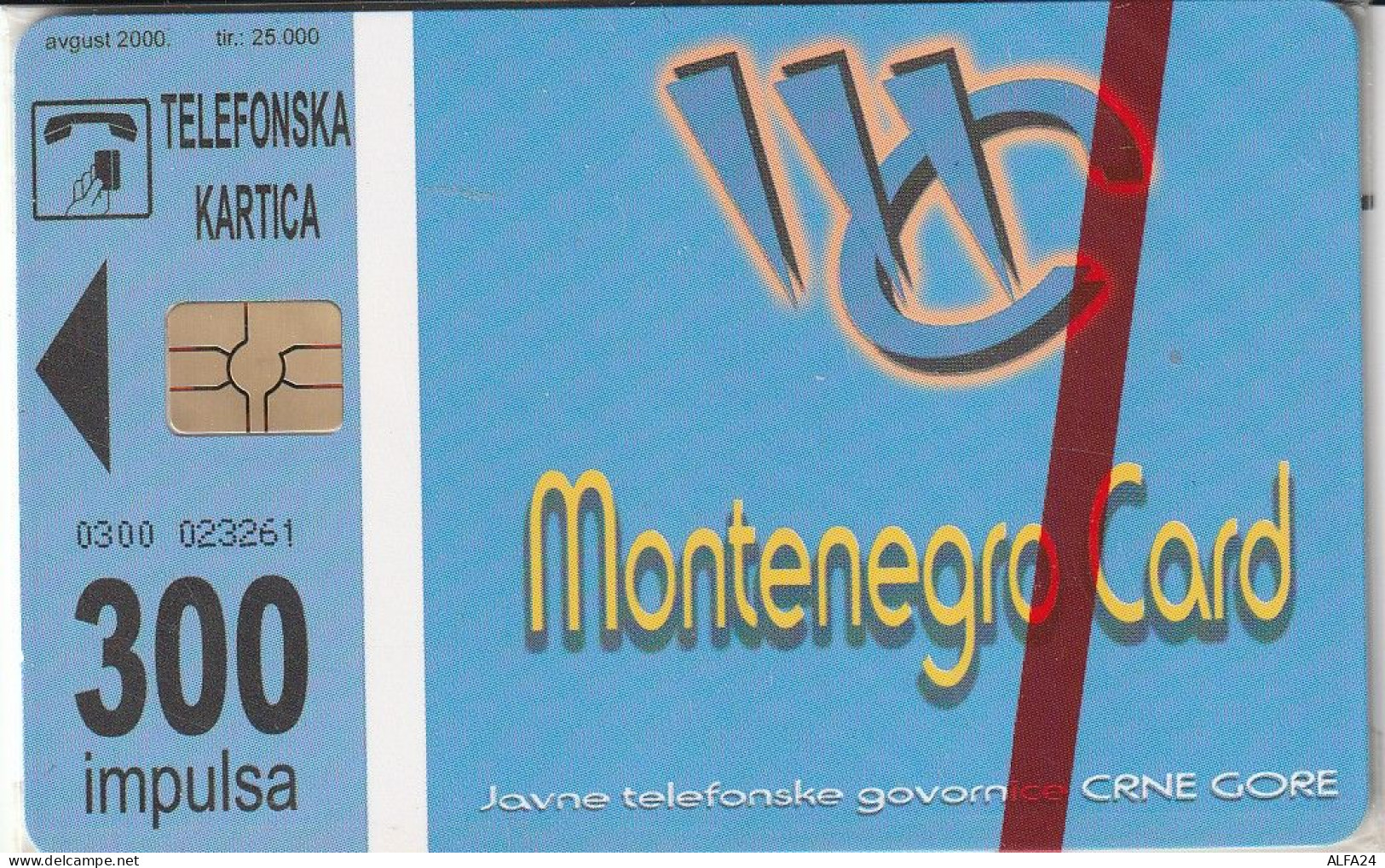 PHONE CARD MONTENEGRO  (E81.6.6 - Montenegro