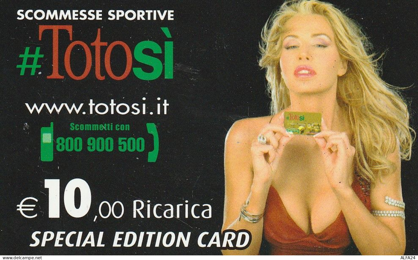 RICARICA TOTOSI 10  (E77.44.3 - Schede GSM, Prepagate & Ricariche