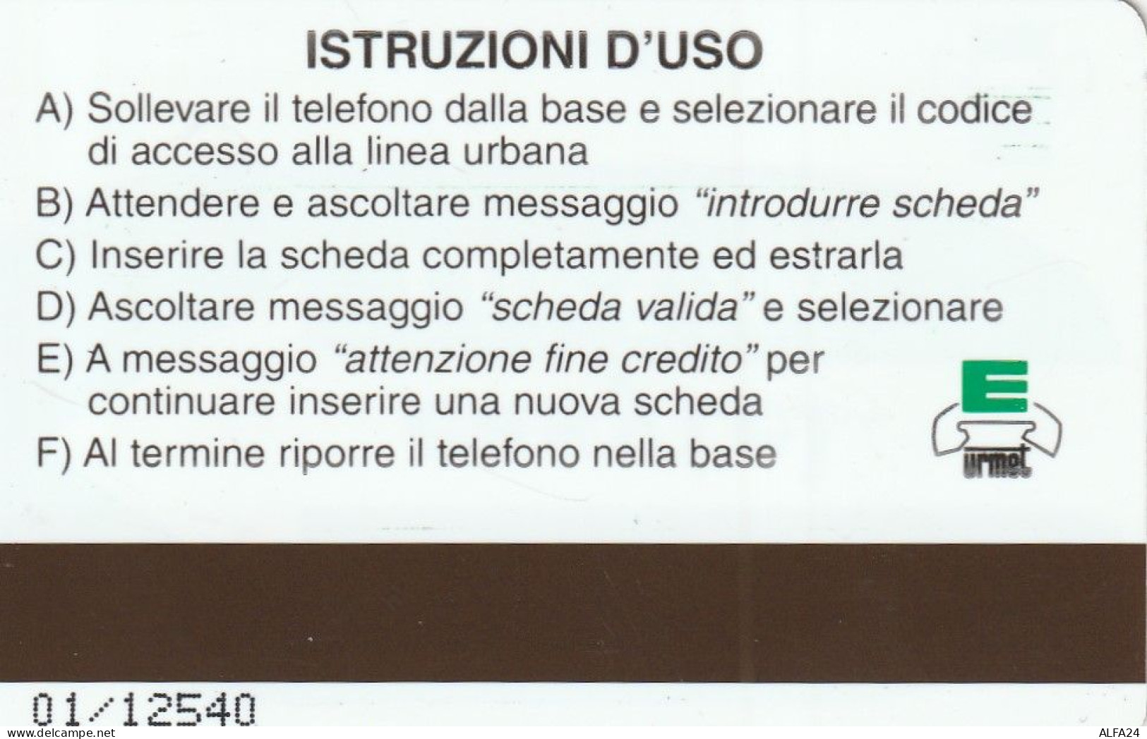 USI SPECIALI EASYTEL LIRE 5000  (E77.19.7 - Speciaal Gebruik