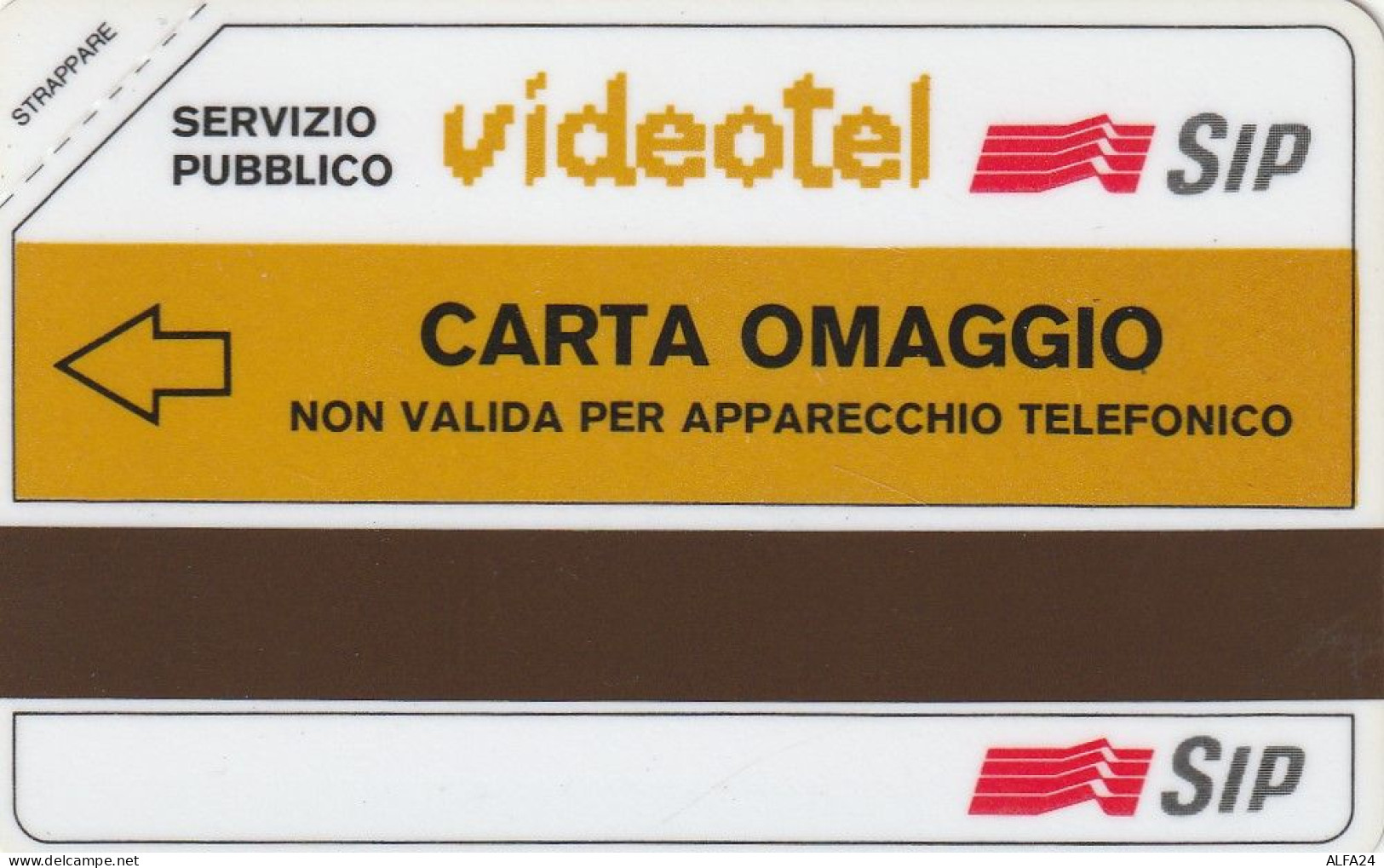 USI SPECIALI VIDEOTEL SIP OMAGGIO  (E77.18.5 - Usos Especiales