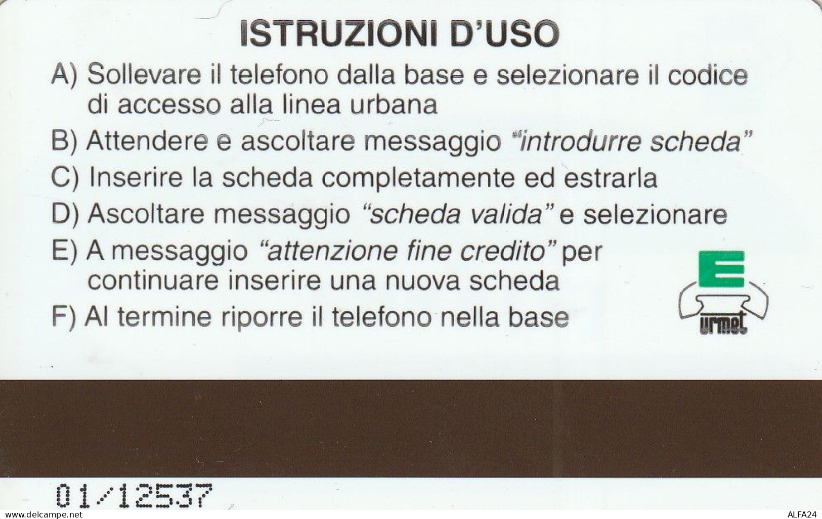 USI SPECIALI EASYTEL LIRE 5000  (E77.12.3 - Usos Especiales