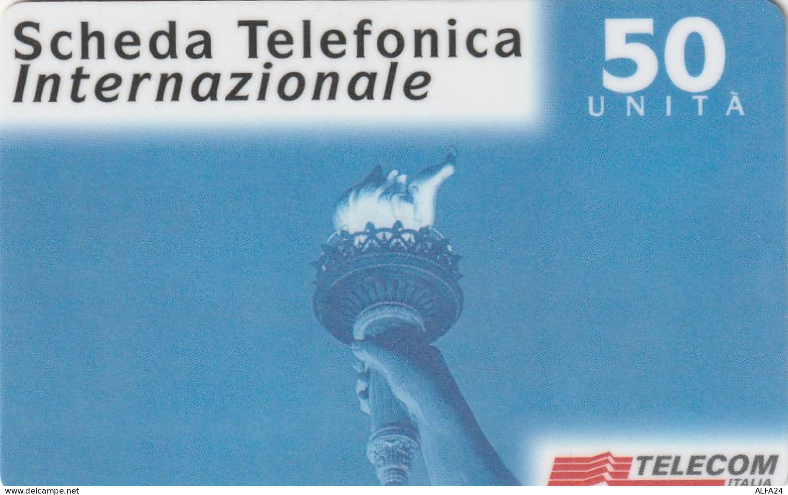 4216A INTERNAZIONALE TELECOM TZR 50 (USP17.8 - Cartes GSM Prépayées & Recharges