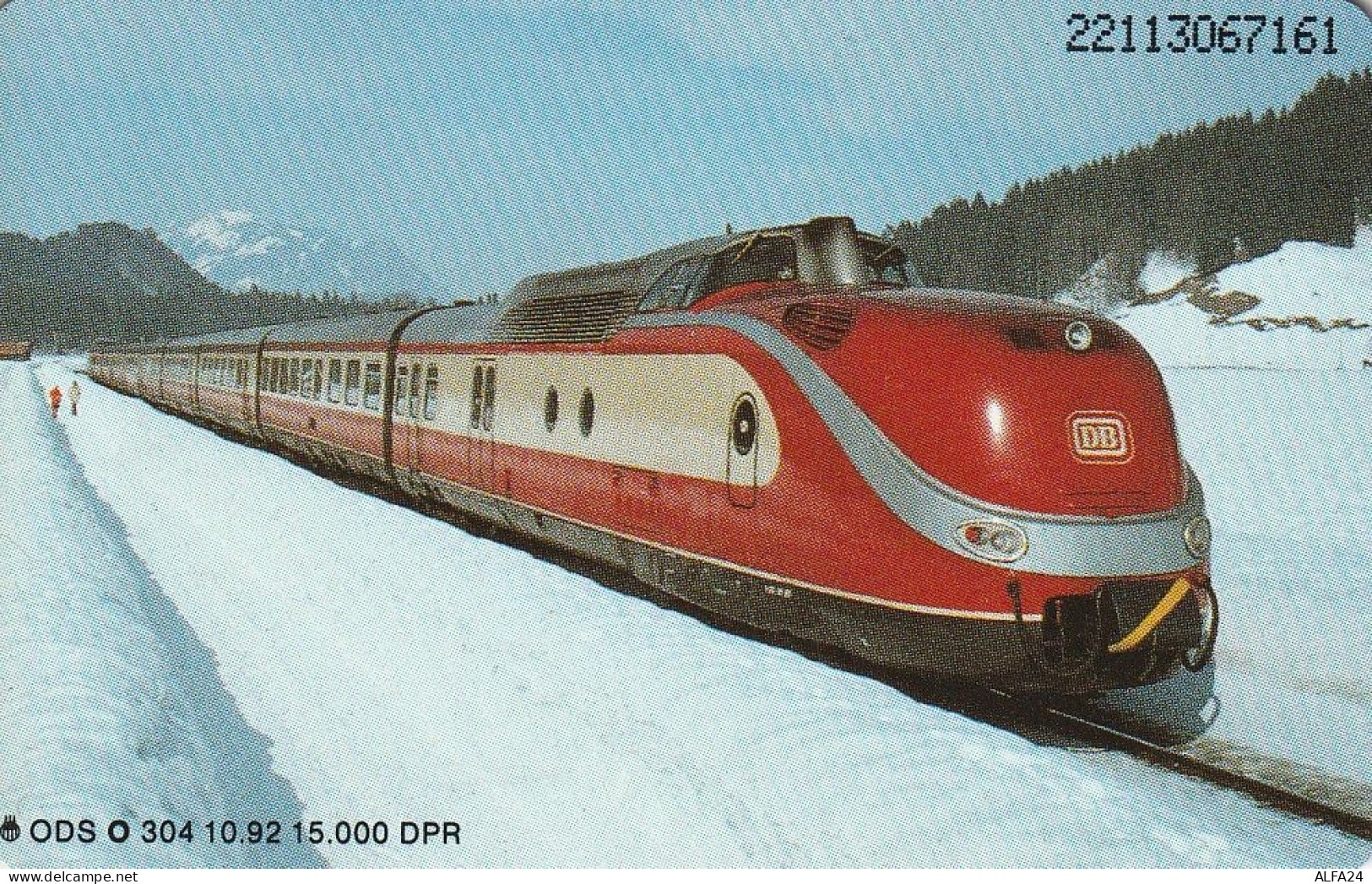 PHONE CARD GERMANIA SERIE O TIR 15000 (E73.13.1 - O-Series: Kundenserie Vom Sammlerservice Ausgeschlossen