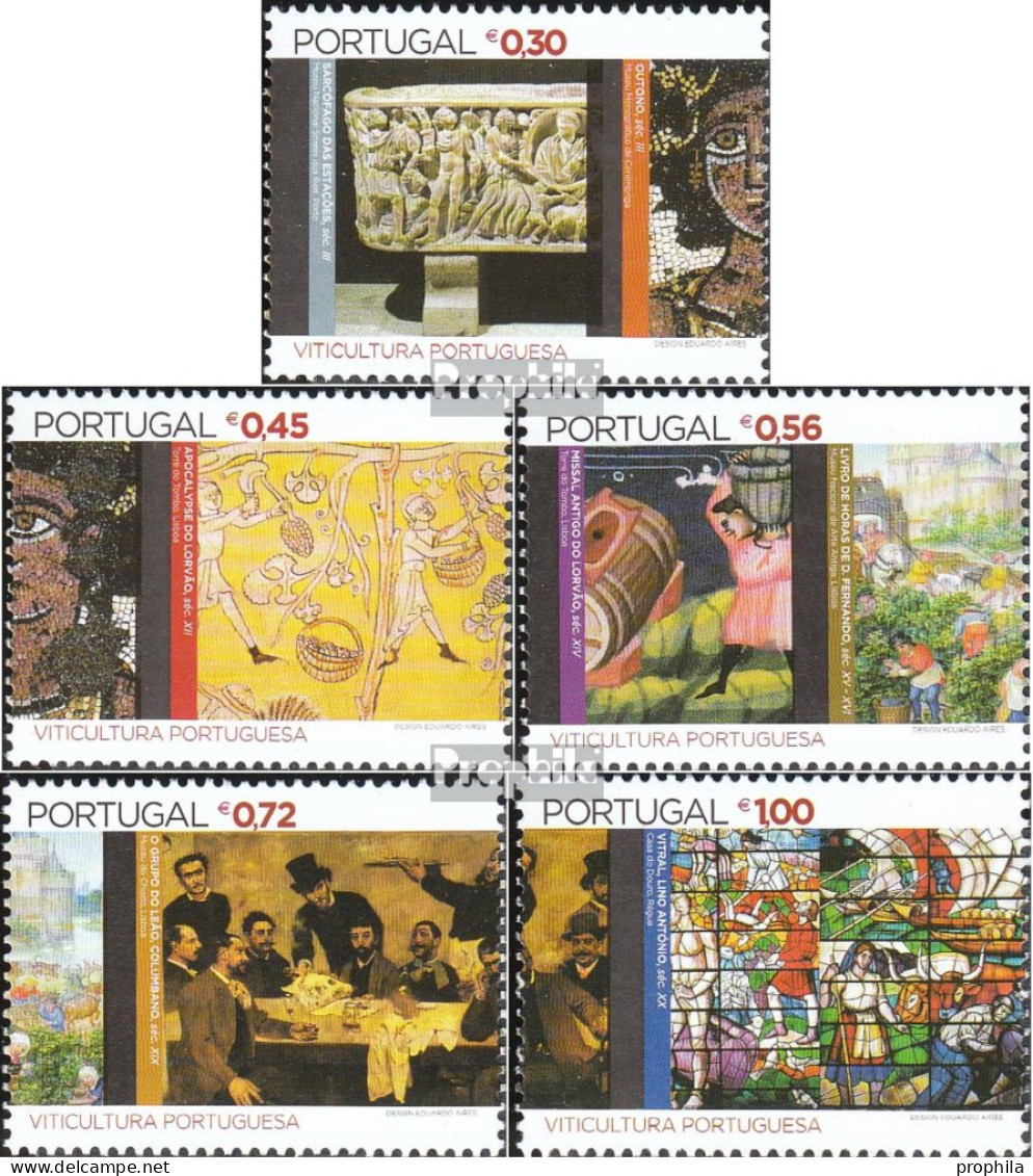 Portugal 2859-2863 (kompl.Ausg.) Postfrisch 2004 Geschichte Des Weinbaus - Unused Stamps