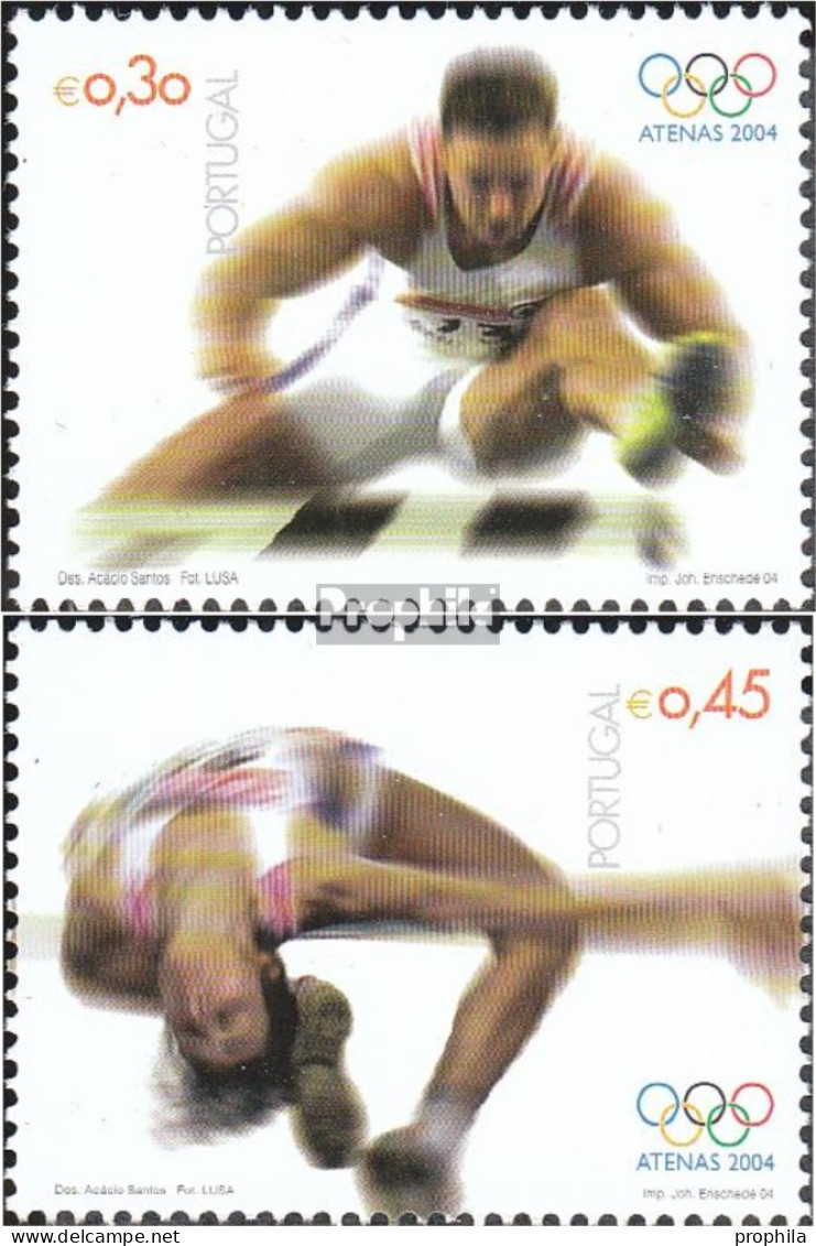 Portugal 2842-2843 (kompl.Ausg.) Postfrisch 2004 Olympische Sommerspiele04 Athen - Nuovi
