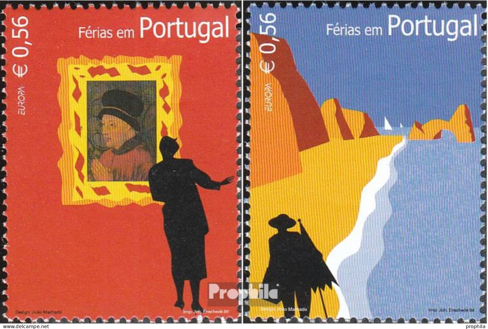 Portugal 2819-2820 (kompl.Ausg.) Postfrisch 2004 Europa: Ferien - Nuovi