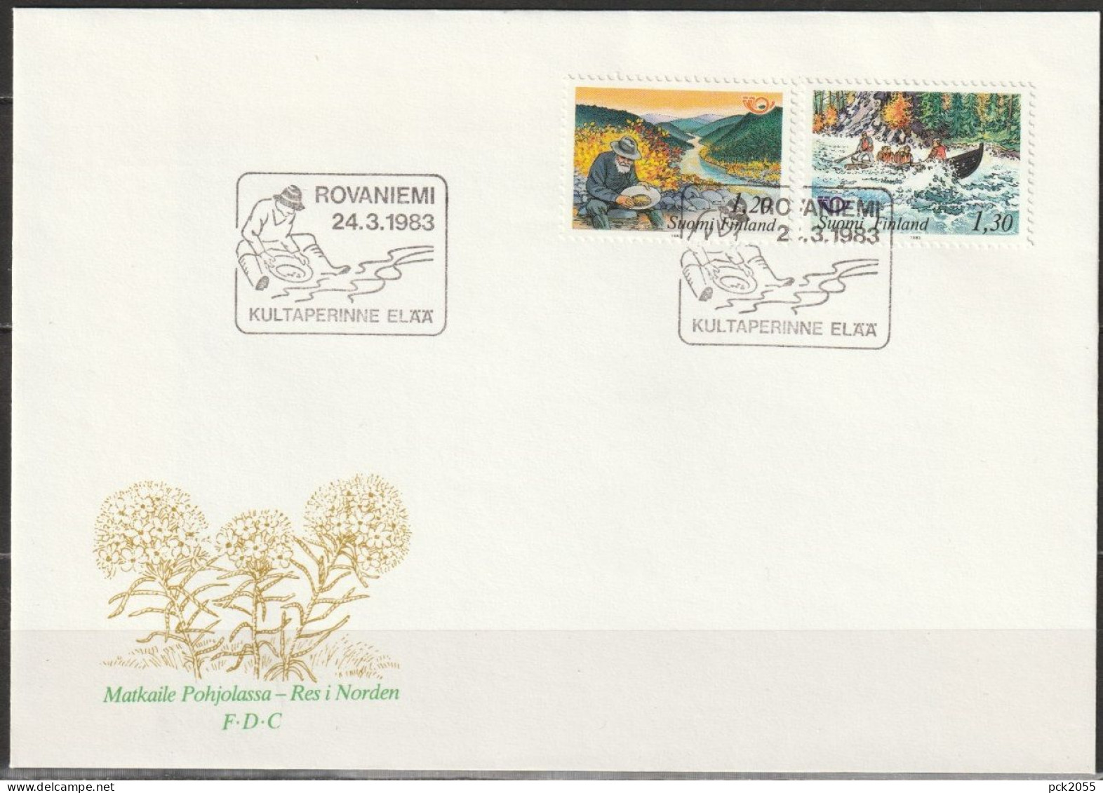 Finnland FDC 1983 MiNr.922 - 923 Tourismus In Skandinavien ( D 4601) Günstige Versandkosten - FDC