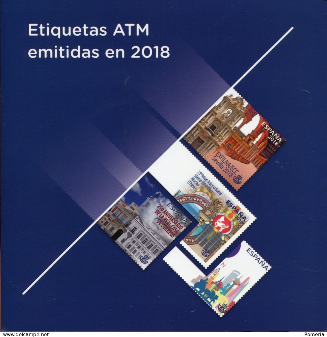 Espagne - 2018 - Les 8 émissions De L'année 2018 En Livret De Présentation - Timbres De Distributeurs [ATM]