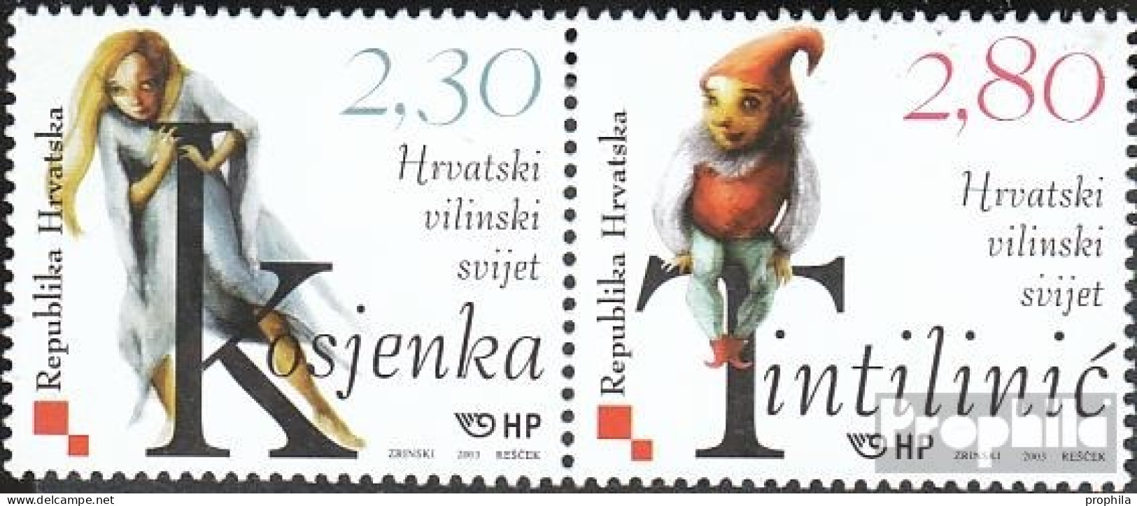 Kroatien 633-634 Paar (kompl.Ausg.) Postfrisch 2003 Märchen- Und Sagen - Croazia