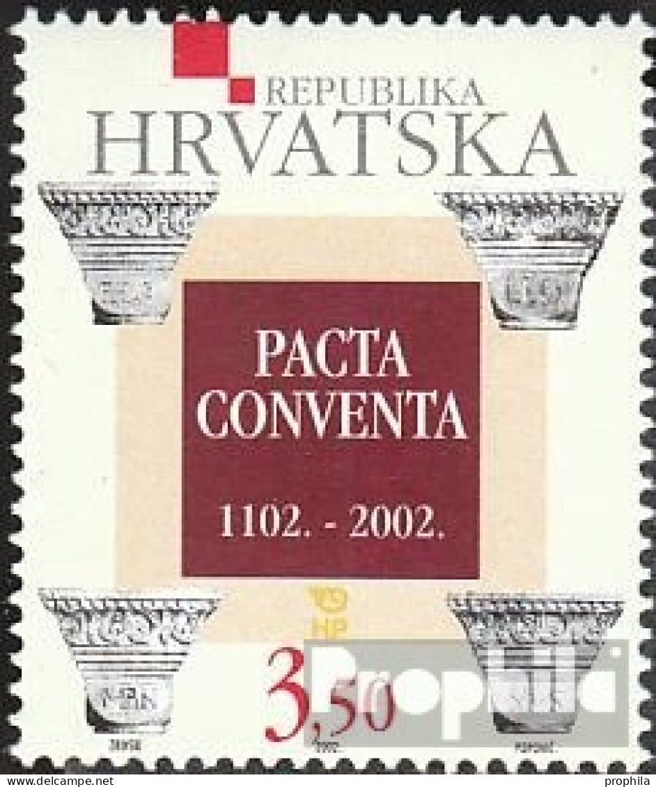 Kroatien 632 (kompl.Ausg.) Postfrisch 2002 Kroatien Und Ungarn - Croazia