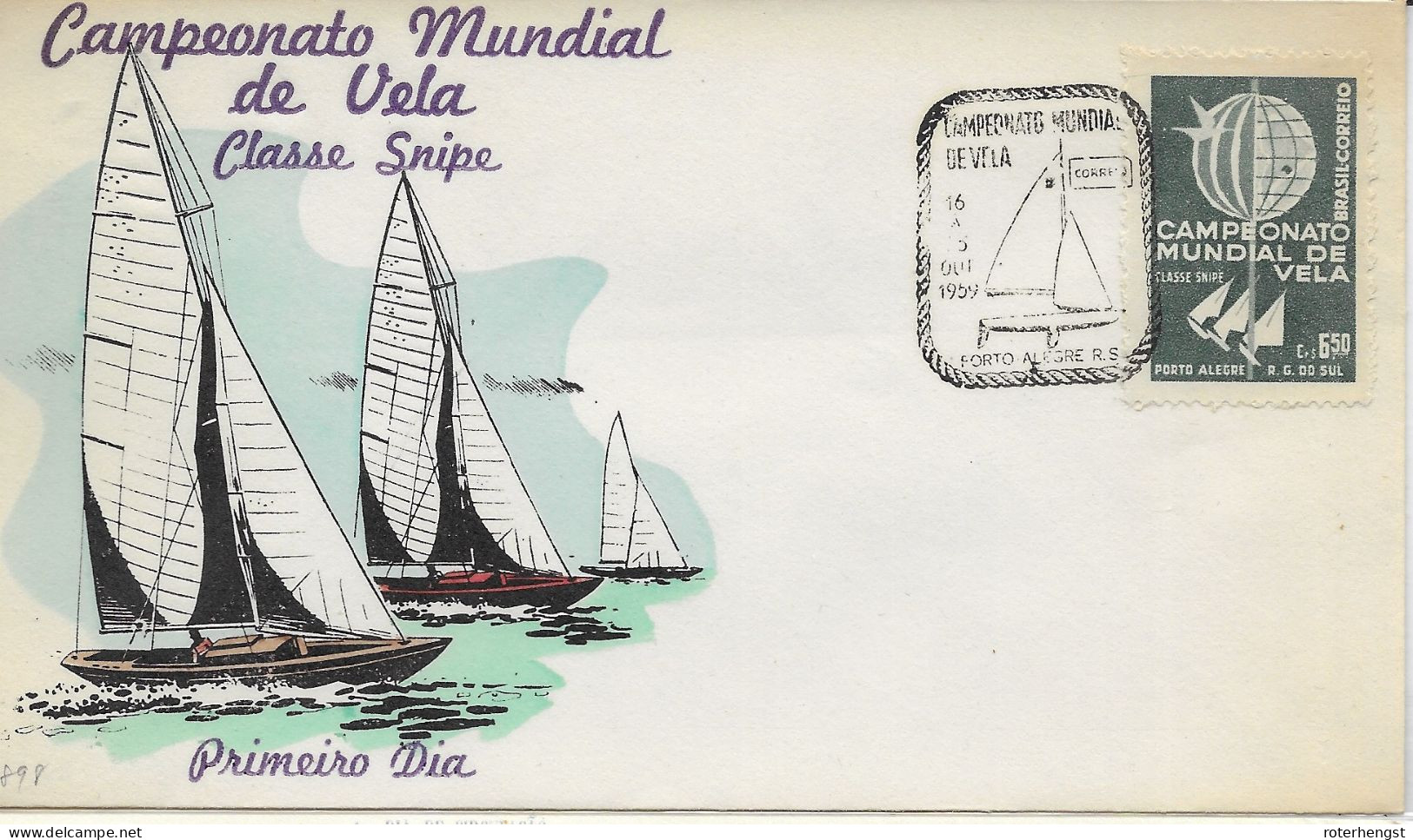 Brazil 1959 Sailing FDC - FDC