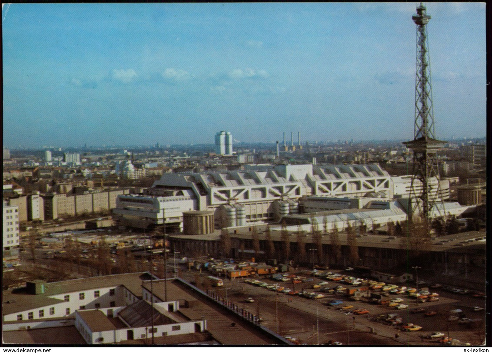 Ansichtskarte Charlottenburg-Berlin Blick Auf Die Stadt ICC U. Funkturm 1987 - Charlottenburg