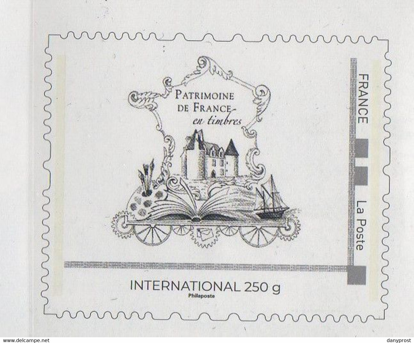 2022-PAP AU VISUEL Montimbramoi INTERNATIONAL 250g "Philaposte" Illustré " PATRIMOINE DE FRANCE En Timbres " 371043 - Listos A Ser Enviados: Otros (1995-...)