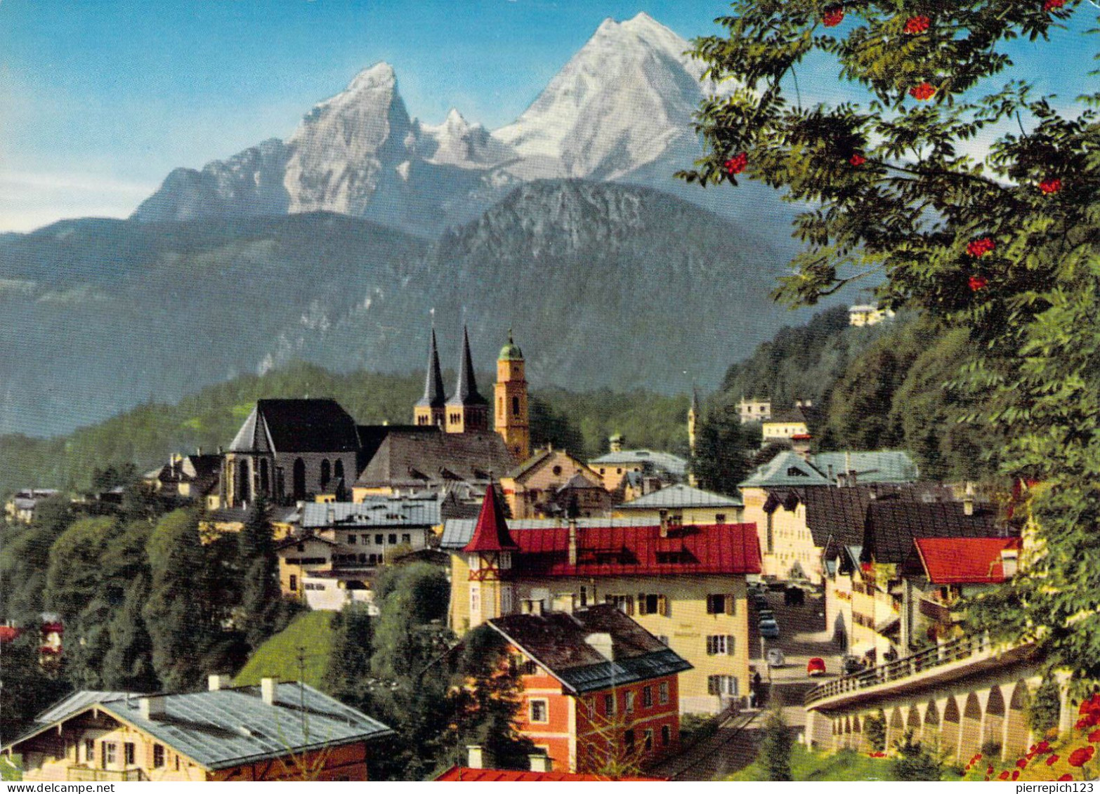 Berchtesgaden - Vue Sur La Ville - Au Fond, Le Watzmann - Berchtesgaden