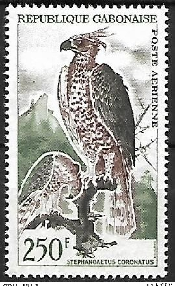 Gabon - MNH ** 1964 :  Crowned Eagle  -  Stephanoaetus Coronatus - Adler & Greifvögel