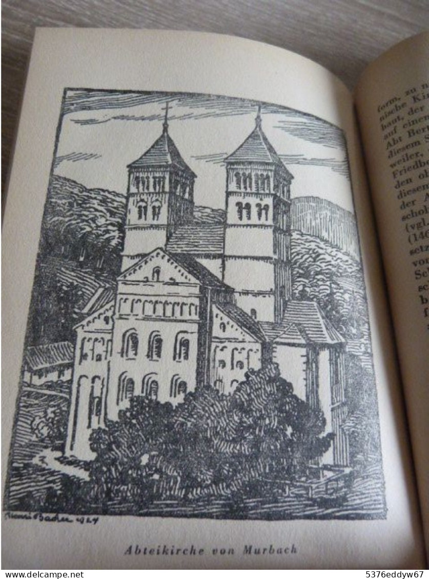 Kirchen Des Gebweilertales. Thann. Rouffach. Guebwiller. Alsace. Henri Bacher - Libros Antiguos Y De Colección