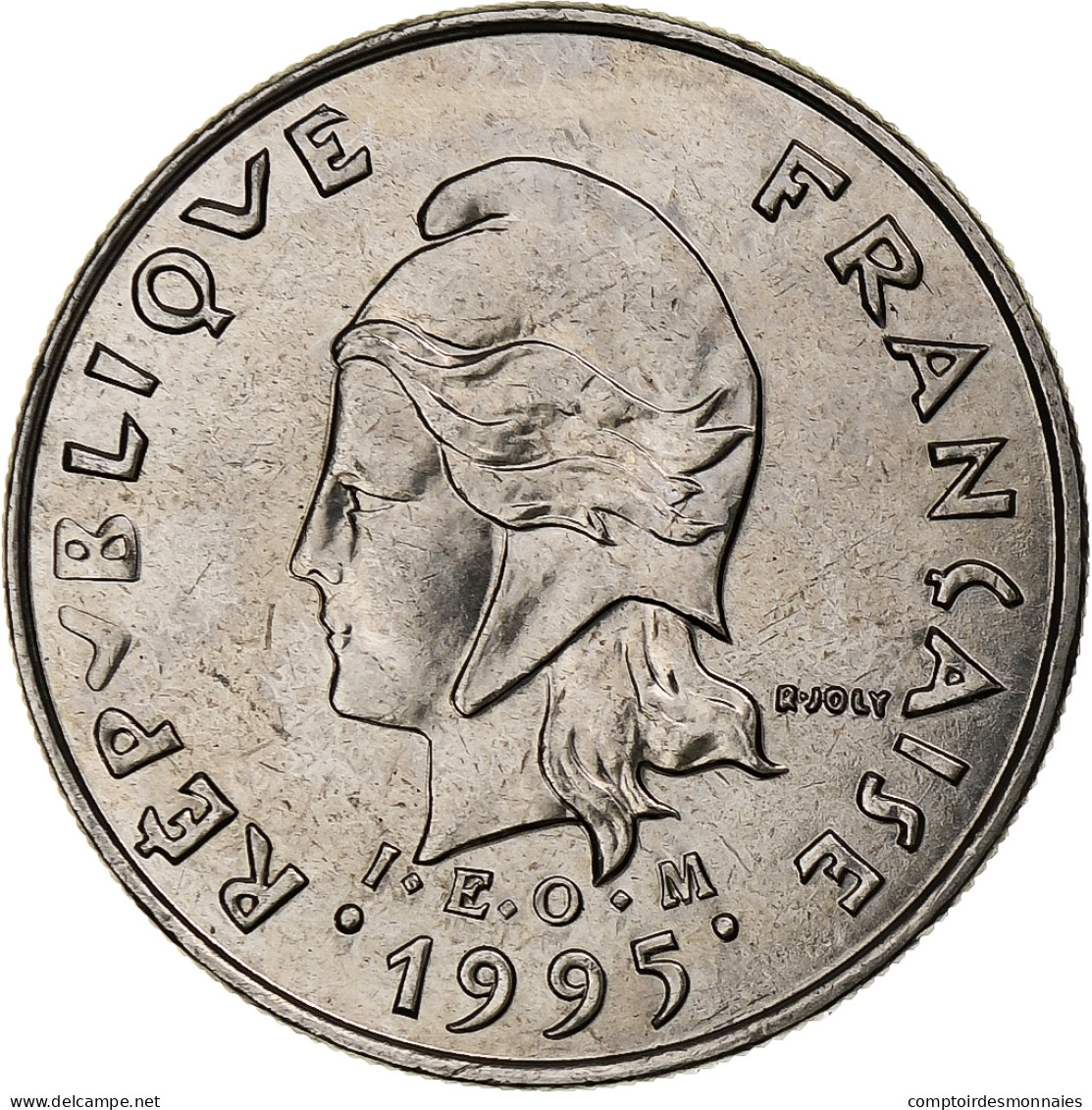 Polynésie Française, 10 Francs, 1995, Pessac, I.E.O.M., Nickel, SPL, KM:8 - Französisch-Polynesien