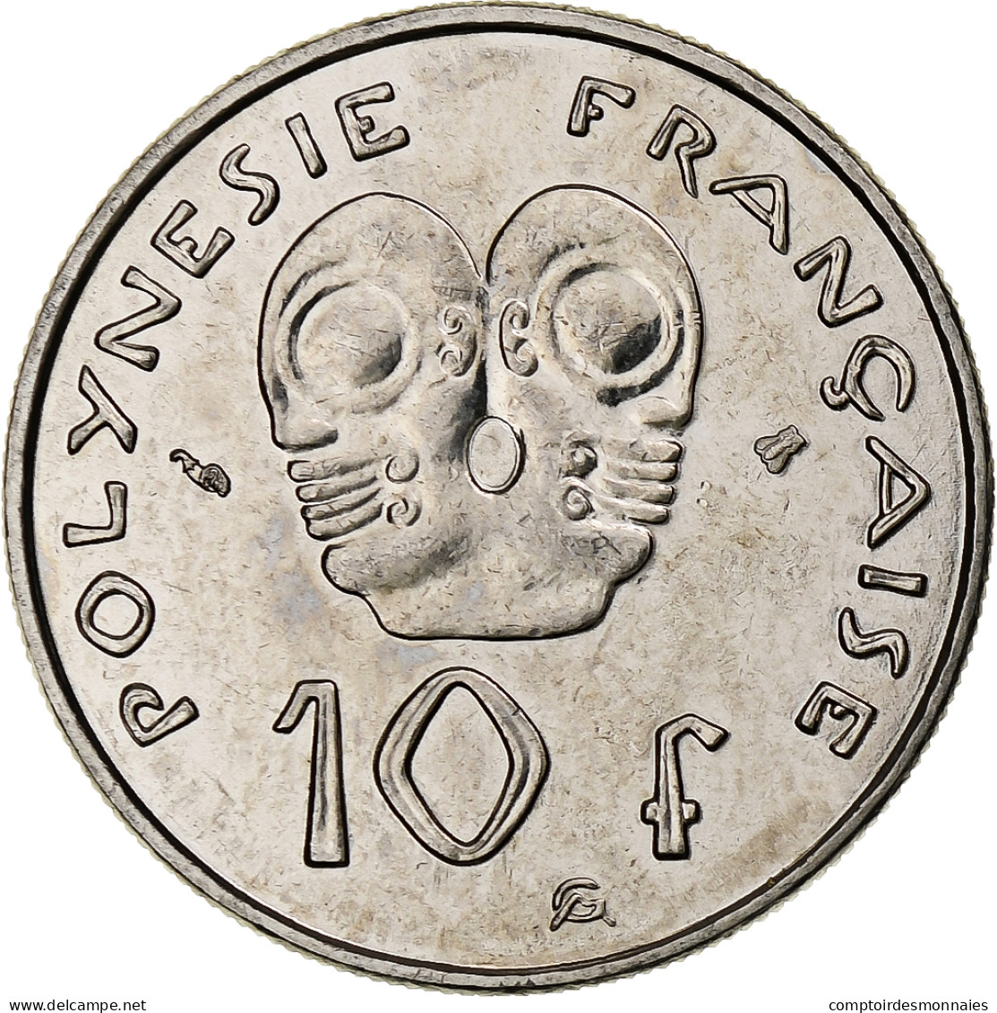 Polynésie Française, 10 Francs, 1995, Pessac, I.E.O.M., Nickel, SPL, KM:8 - French Polynesia