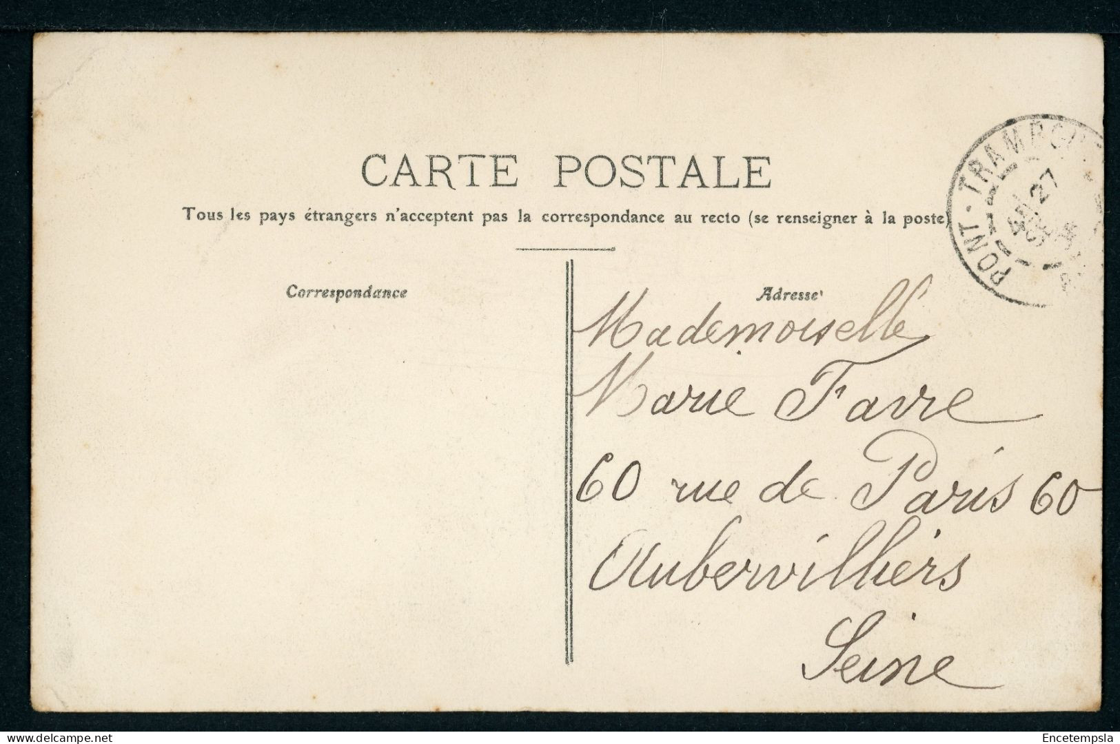 CPA - Carte Postale - France - Pont Trambouze - Quartier De L'Eglise (CP24688) - Cours-la-Ville