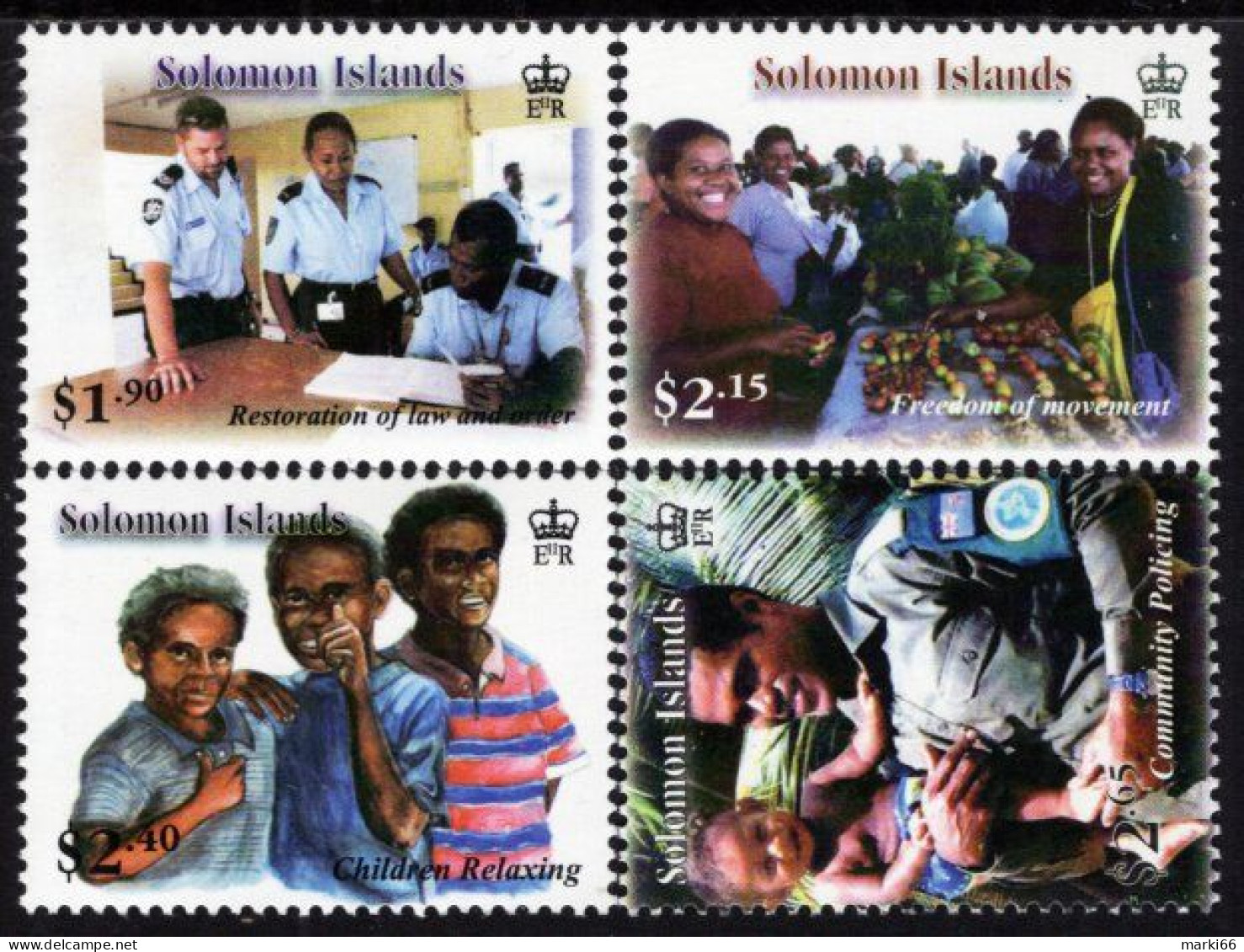 Solomon Islands - 2008 - RAMSI - Restoration Of Law - Mint Stamp Set - Salomon (Iles 1978-...)