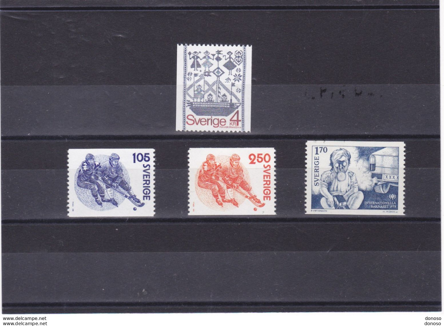 SUEDE 1979  Yvert 1035-1038 NEUF** MNH Cote : 5,90 Euros - Unused Stamps