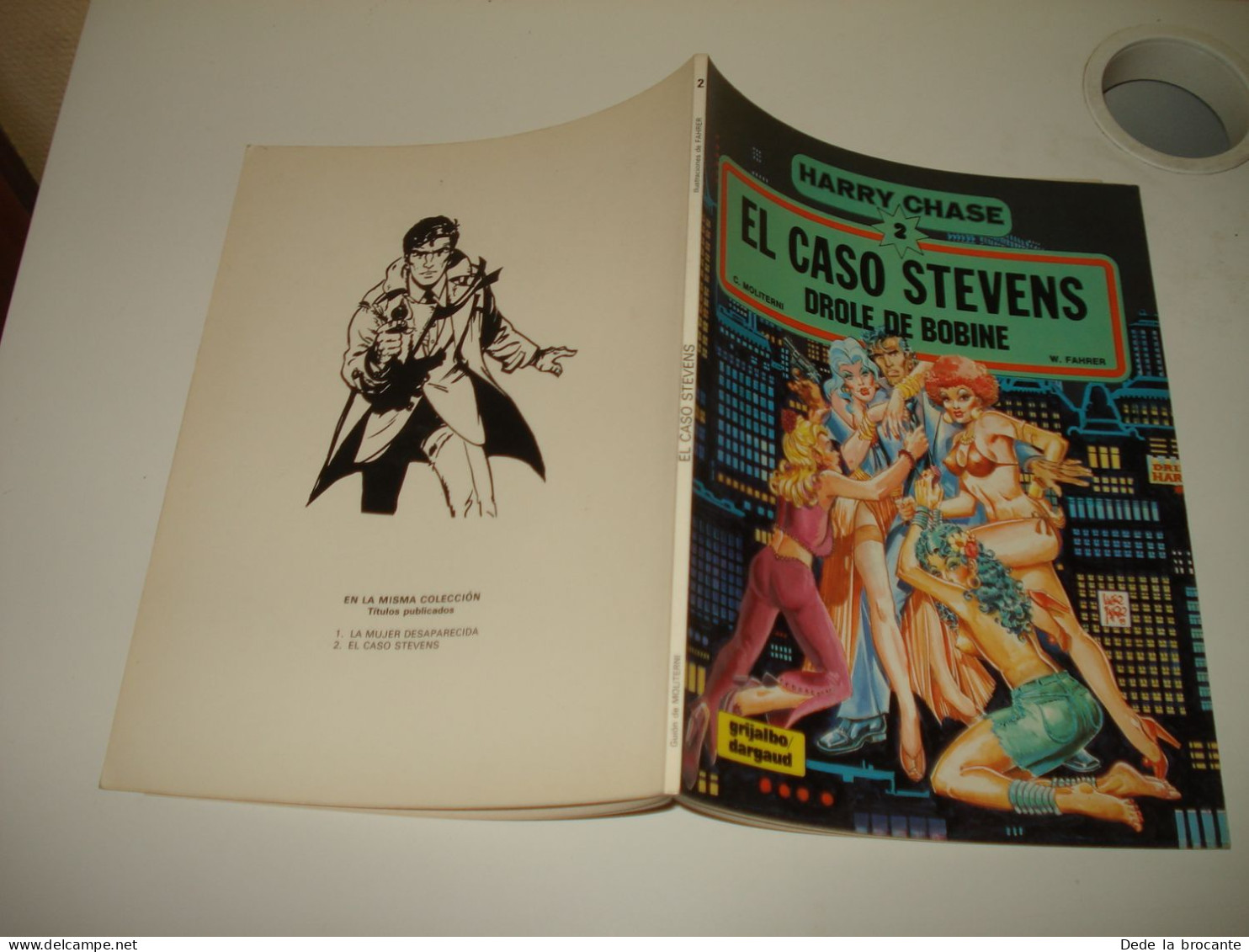 C54 / Harry Chase T2 - BD En Espagnol - " El Caso Stevens  " - EO De 1980 - Andere & Zonder Classificatie