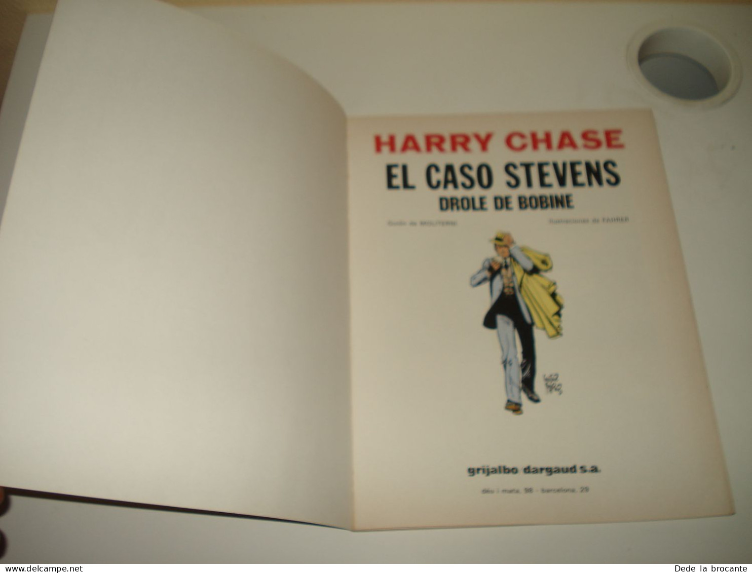 C54 / Harry Chase T2 - BD En Espagnol - " El Caso Stevens  " - EO De 1980 - Otros & Sin Clasificación