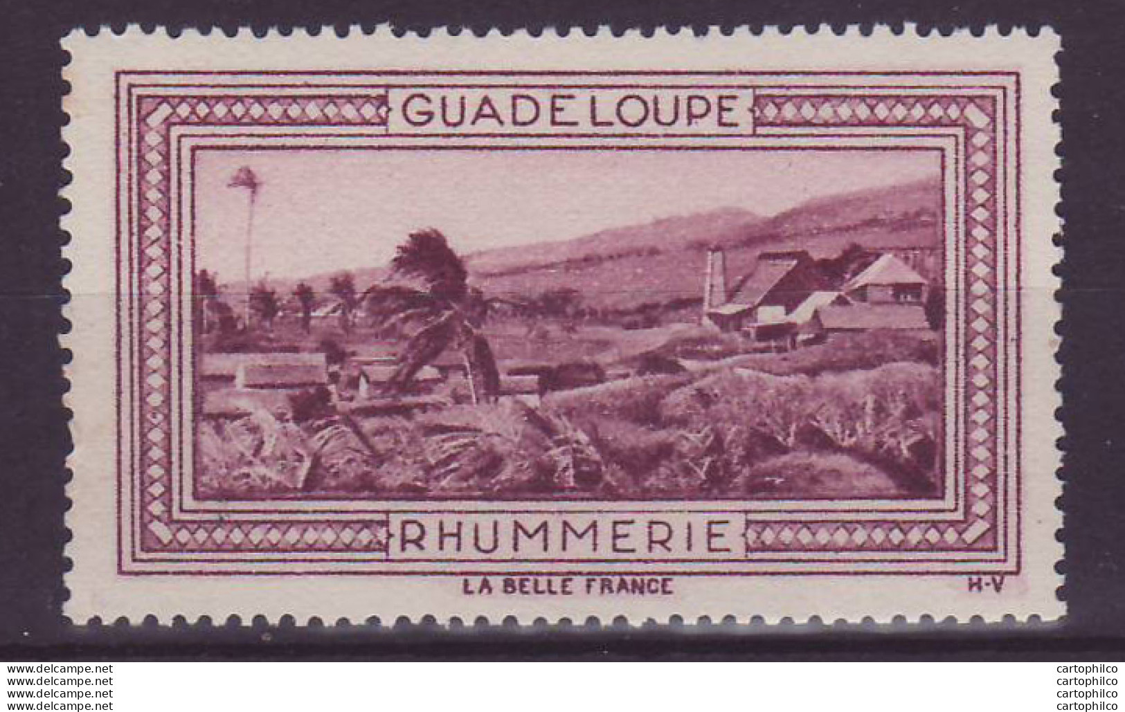 Vignette ** Guadeloupe Rhummeri Rhum - Ongebruikt