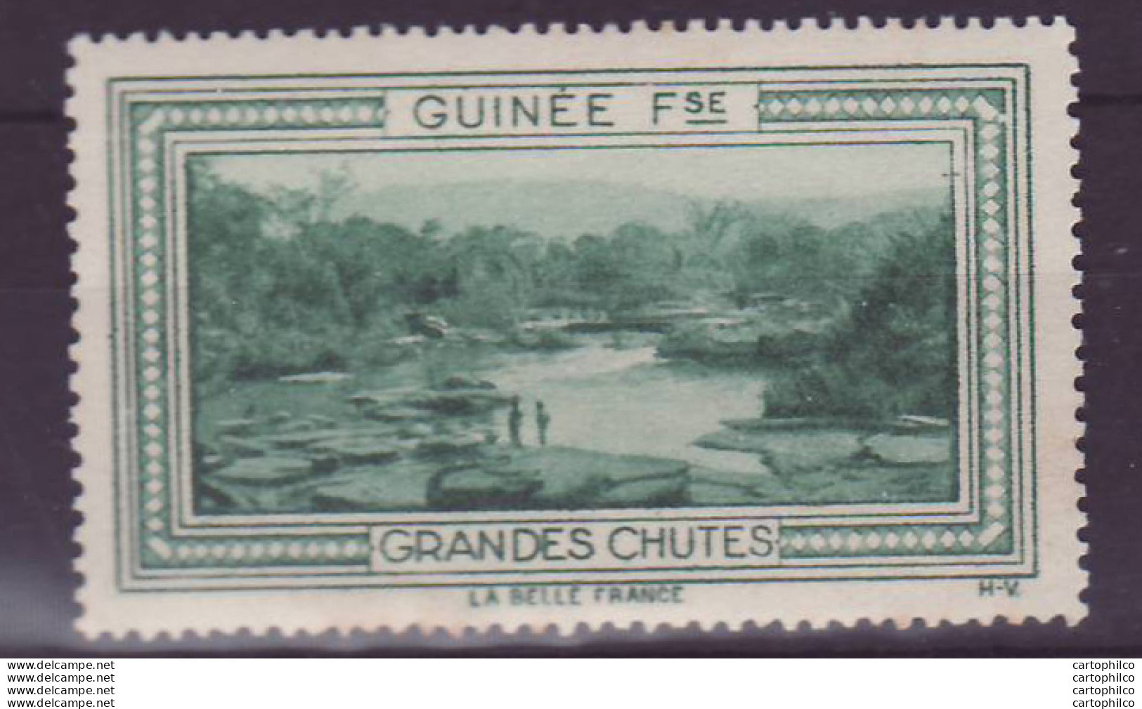 Vignette ** Guinee Francaise Grandes Chutes - Ungebraucht