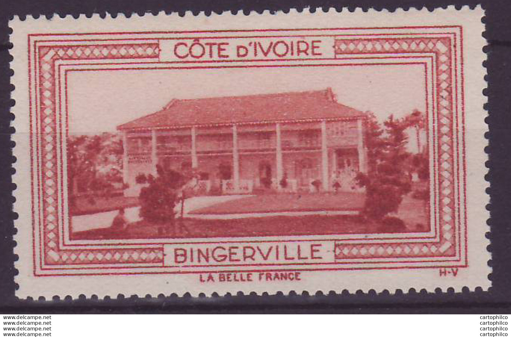 '"''Vignette ** Cote D''''Ivoire Bingerville''"' - Neufs