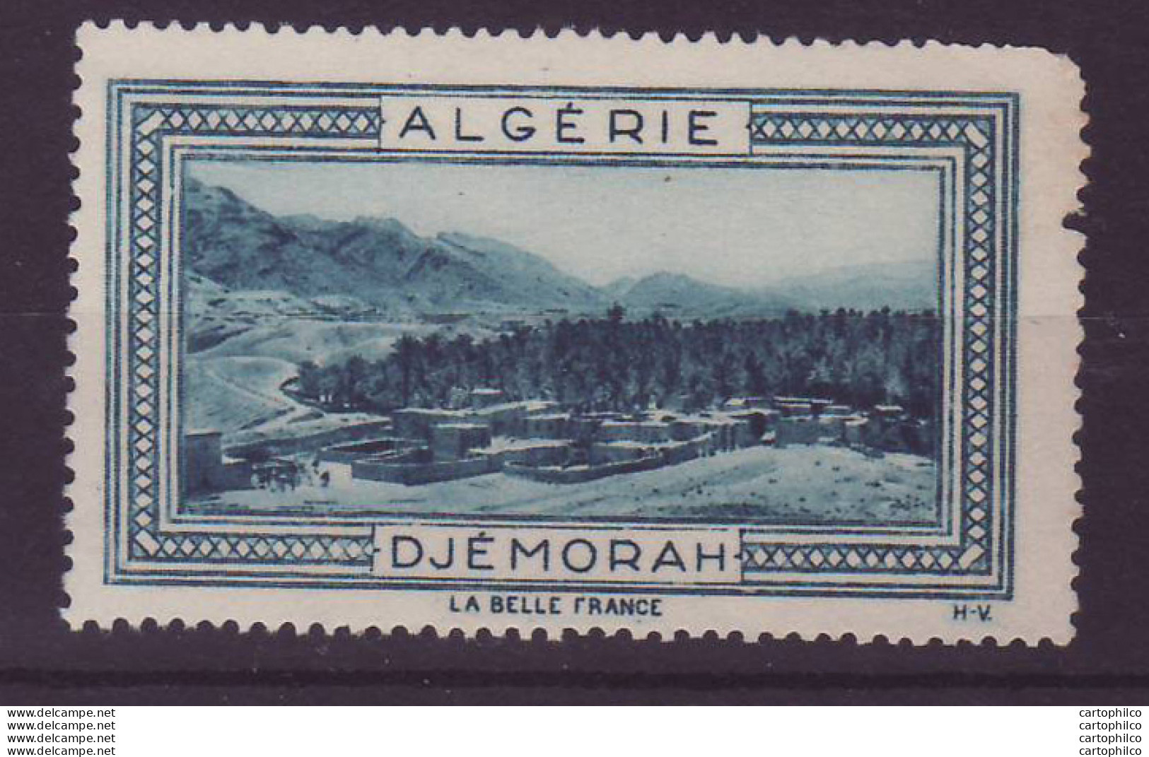 Vignette ** Algerie Djemorah - Ongebruikt