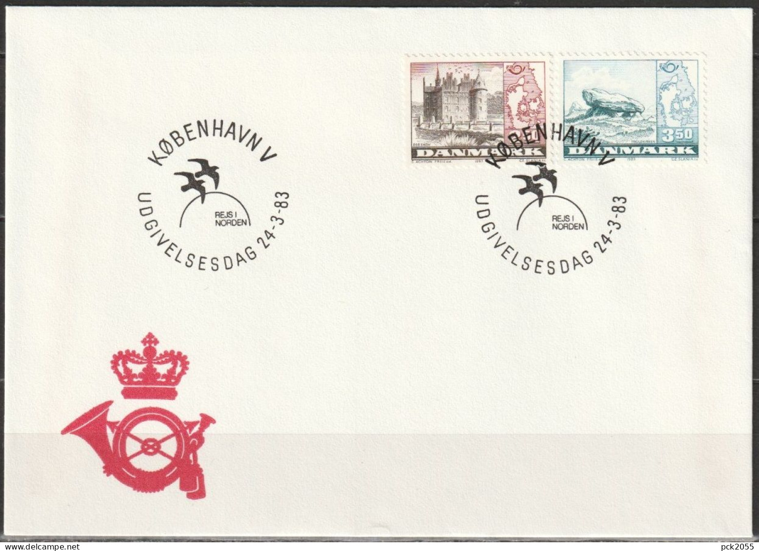 Dänemark 1983 FDC MiNr.772 - 773 Tourismus In Skandinavien ( D 4875 ) - FDC