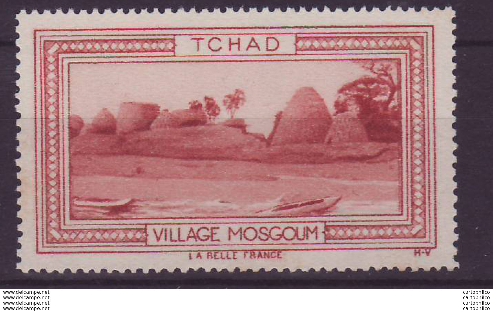 Vignette ** Tchad Village Mosgoum - Unused Stamps