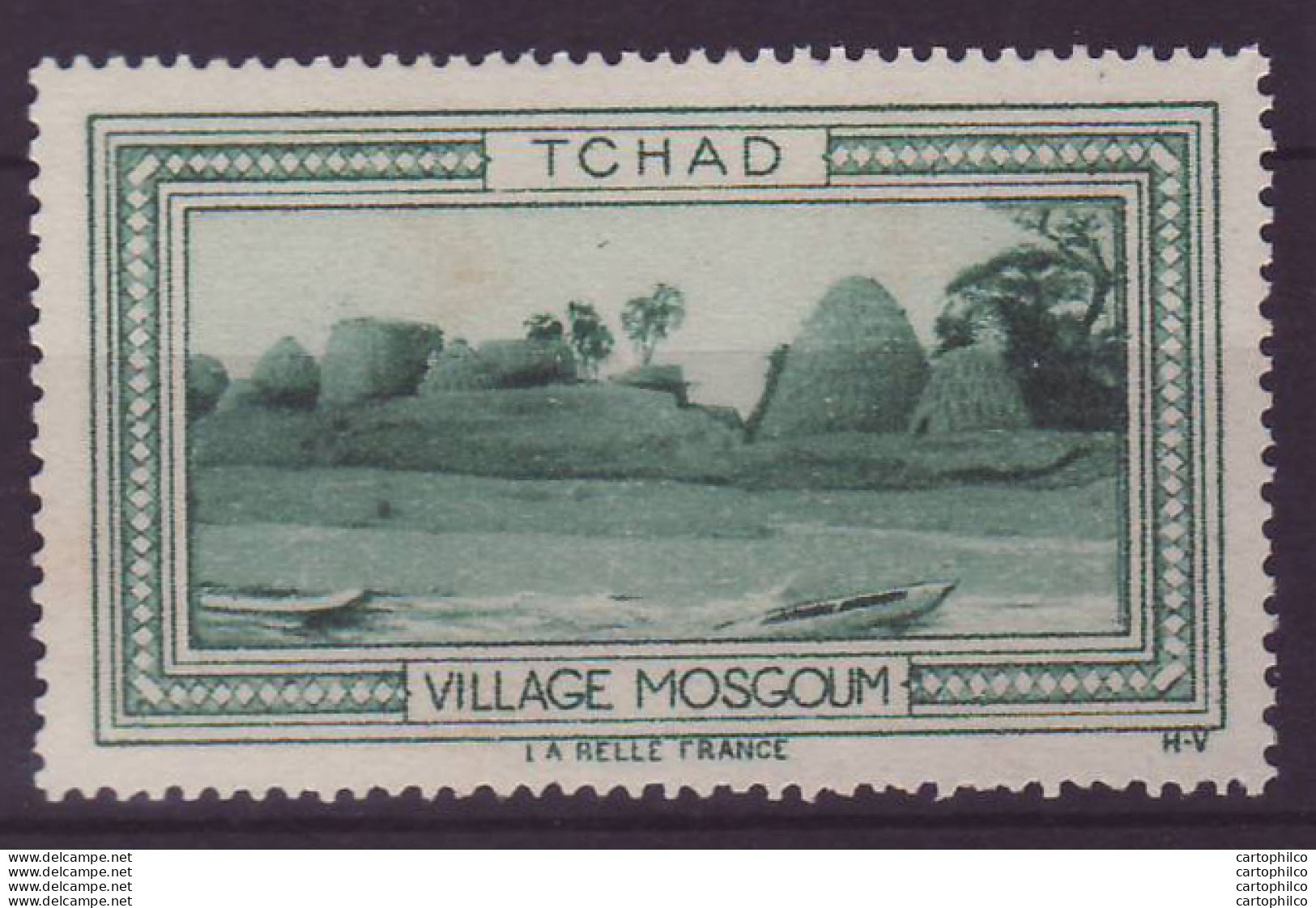 Vignette ** Tchad Village Mosgoum - Unused Stamps