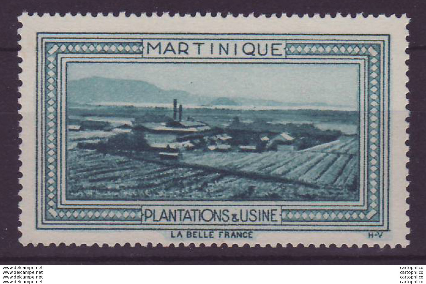 '"''Vignette ** Martinique Plantations De L''''usine''"' - Unused Stamps