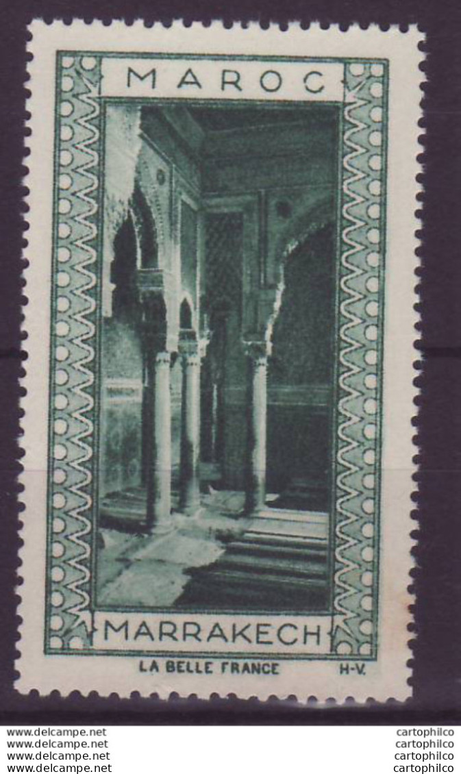 Vignette ** Maroc Marrrakech - Unused Stamps